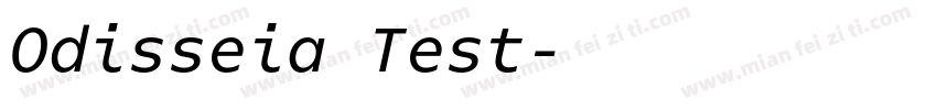 Odisseia Test字体转换